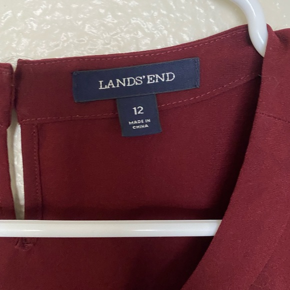 Deep red blouse - Picture 3 of 4